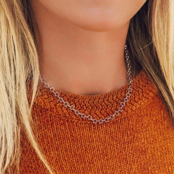 ❄️ Pura Vida | Seeing Stars Choker Silver or Rose Gold Boho Beach Constellation - Picture 4 of 6
